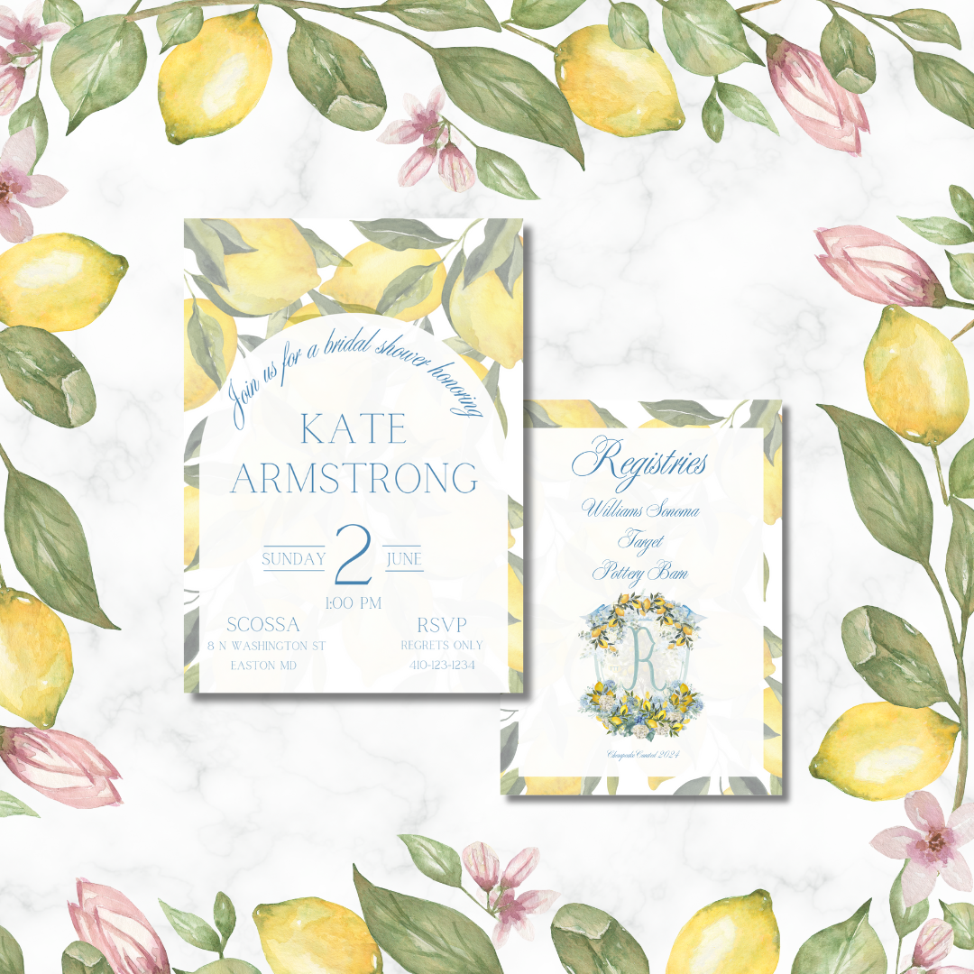 Lemon Invitation