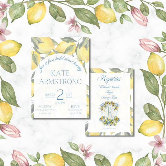 Lemon Invitation