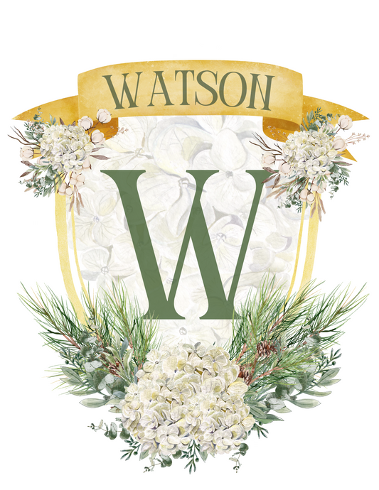 Winter Greenery Classic Crest